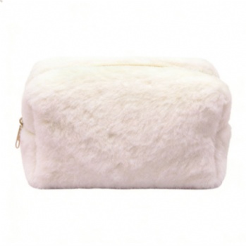 Custom Pastel Plush Cosmetic Pouch Manufacturer | Wholesale & OEM Makeup Bag