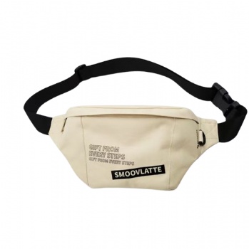 Custom Canvas Waist Bag - Heat Transfer Printed Fashion Fanny Pack